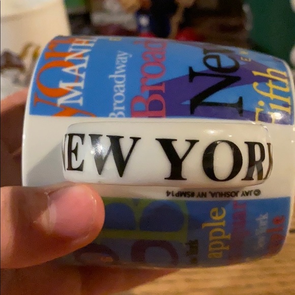 Jay Joshua New York Times Square Blue Coffee Mug - Picture 2 of 3